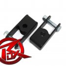 Steel 2000-2006 GMC Yukon Front Shock Extenders Lift Kit Blk 4WD