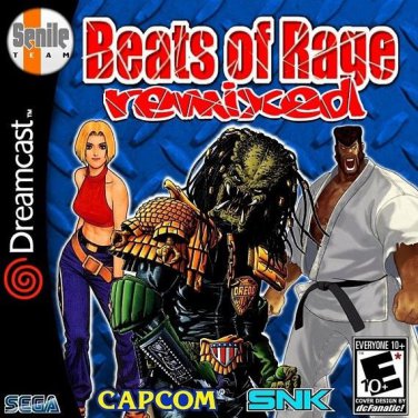 Beats of Rage Remix Sega Dreamcast Game. Free Shipping! Game 