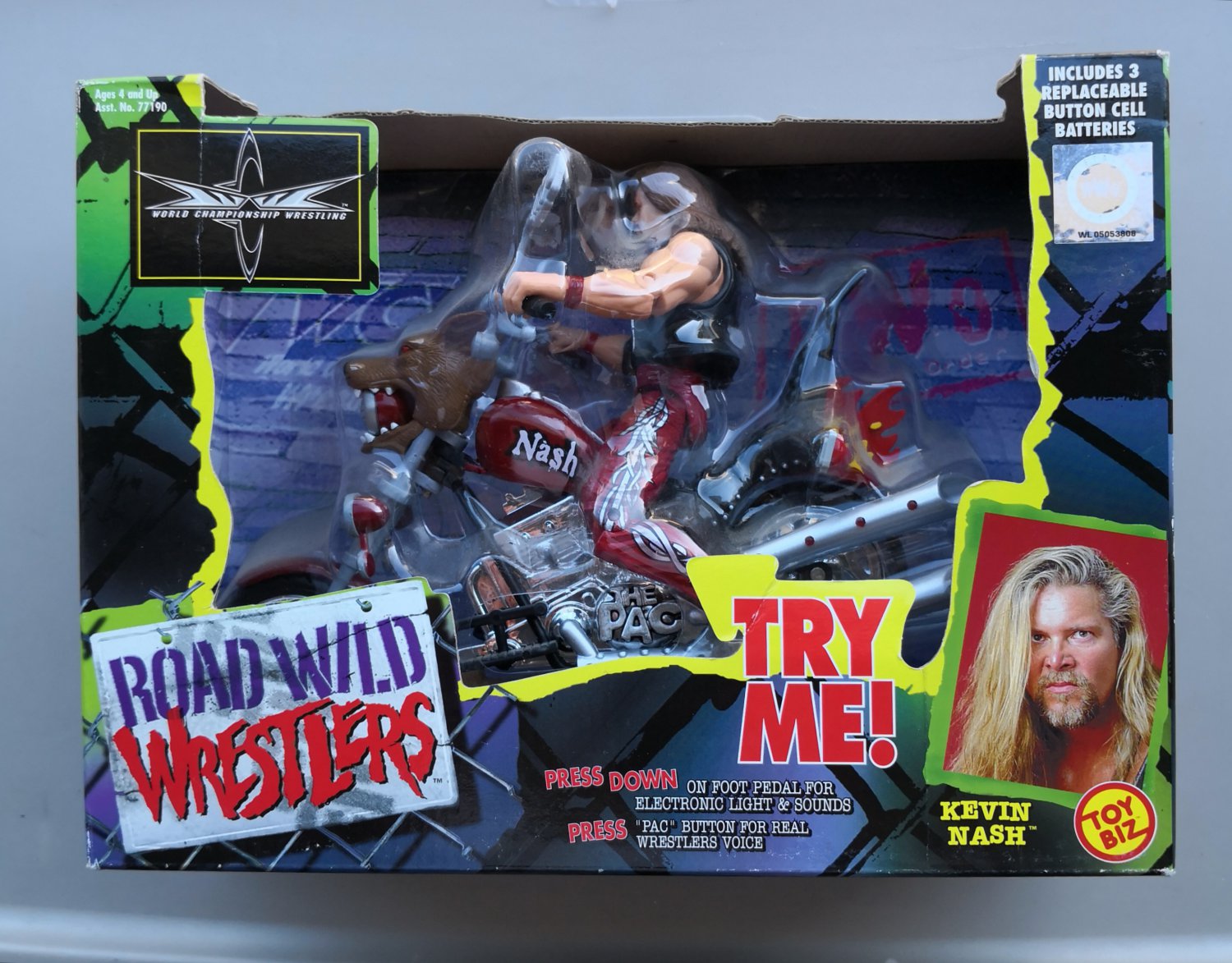 wcw wwe wwf ljn classic superstars kevin nash road wild