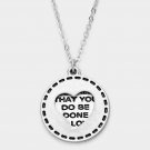 2-layers Heart Cover Pendant Necklace