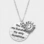 ACCESSORY APPAREL NOVELTY DZ PACKED "you Are My Sunshine" Pendant Necklace