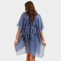 i Washed Up Like This" Solid Lettering Cover Up Poncho