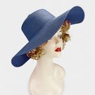 Basic Paper Straw Floppy Sun Hat