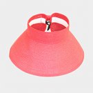 Roll Up Foldable Large Brim Sun Visor Hat