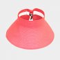 Roll Up Foldable Large Brim Sun Visor Hat