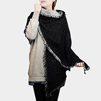 Reversible Solid Bias Cut Scarf
