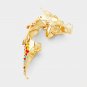 Versatile Crystal Accented Medieval Stretch Ring / Pendant