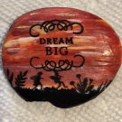 Hand Painted Art Rock "Dream Big" Design