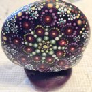 Hand Painted Art Rock "Mandela" Design