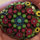 Hand Painted Art Rock "Mandela" Design