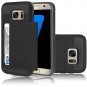 Hybrid Outer Box Wallet Case Cover Card Slot Holder For Samsung Galaxy S7 Edge