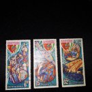 3 postage stamps of the USSR
