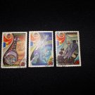 3 postage stamps of the USSR