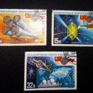3 postage stamps of the USSR