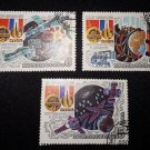 3 postage stamps of the USSR