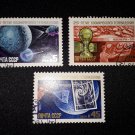 3 postage stamps of the USSR