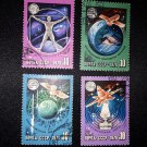 4 postage stamps of the USSR