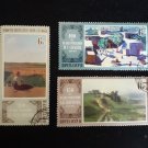 3 postage stamps of the USSR