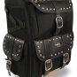 Extra Large Two Piece Studded Nylon Touring Pack Fits most All Harley's