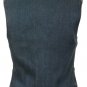 Ladies Standard Snap Front BLUE Denim Vest 100% Cotton 14oz Denim V Neck Collar