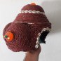 Rare Mongolian coral hat.