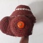Rare Mongolian coral hat.
