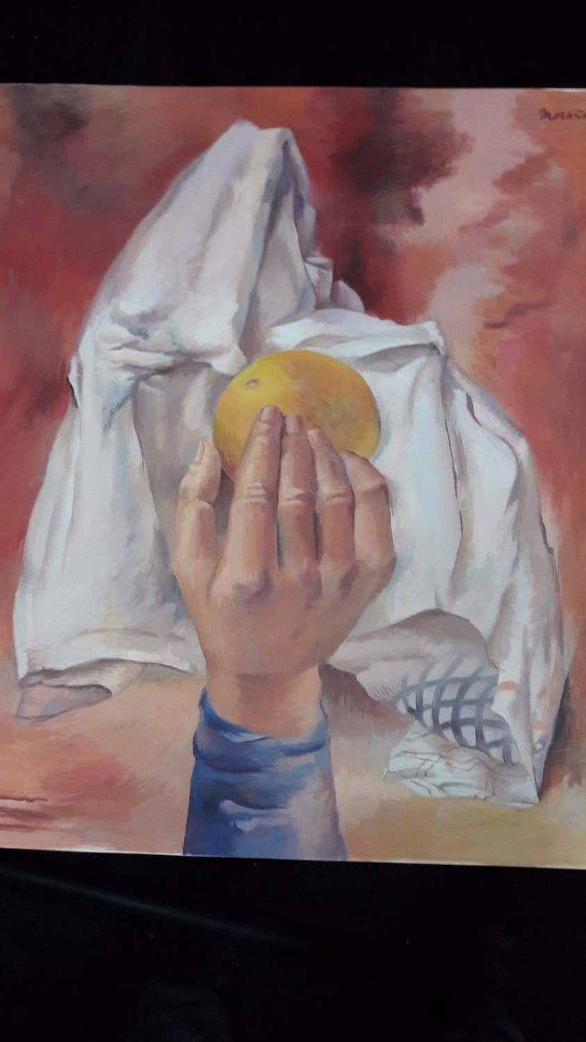 Painting on Paper Jose Manuel Mora&Atilde;&plusmn;a -Argentine Artist  Gouache