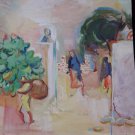 Painting on Paper -  Jose Manuel Moraña -Argentine Artist  -mexico
