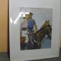 Drawing acrilic on paper original - Rodolfo Claro .Argentine Painter