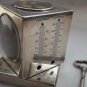 rare silver table clock G. Keller - Paris