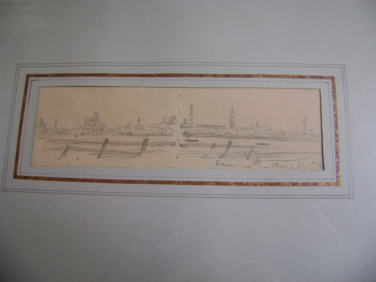Drawing on paper  Venice - Van der ...????
