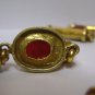 Sterling silver vermeil  C950 necklase with gemstone