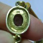 Sterling silver vermeil  C950 necklase with gemstone