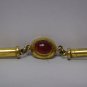 Sterling silver vermeil  C950 necklase with gemstone