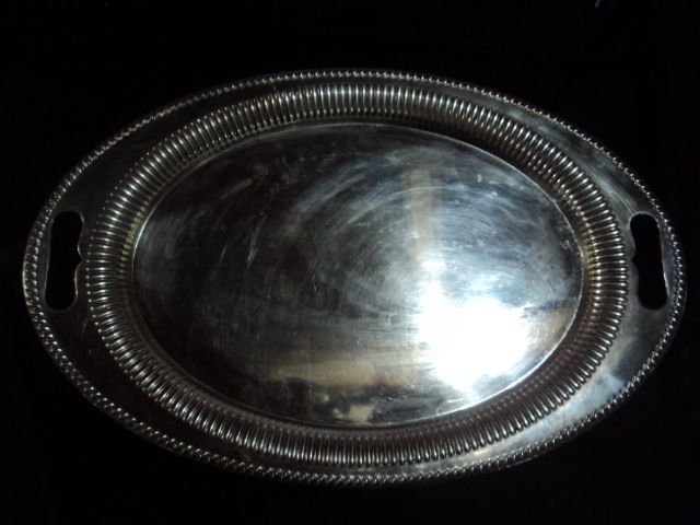 Vintage otley & sons  Tray Silverplate.
