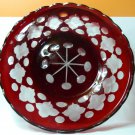 vintage board crystal Center - dish