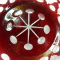 vintage board crystal Center - dish