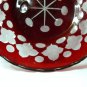vintage board crystal Center - dish