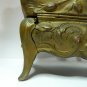 antique Art nouveau composition metal Jewelry box