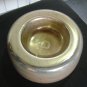 vintage art Glass center ashtray mirrored signed MB 4574-265