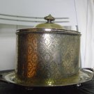 antique silverplate Tea pot cockie pot  . England mark M R A