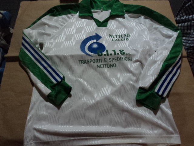 old rare soccer Jersey nettuno Calcio -italy .