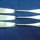 3  silverplate Fish Knife Brossuet France