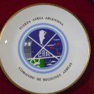 old  porcelain plate Air Force Argentina