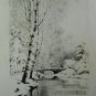 Alphonse Thieme etching engraving  landscape