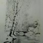 Alphonse Thieme etching engraving  landscape