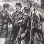 engraving orig . Paul colin 1927 Paris -