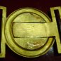 vintage old metal belt Buckle Argentine Army  uniform shield