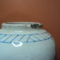 ceramic  pottery old Chinese White and blue.
