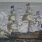engraving Serigraphy  Admiral Das Schiff Boat
